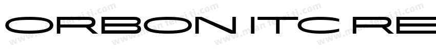Orbon ITC Regular字体转换